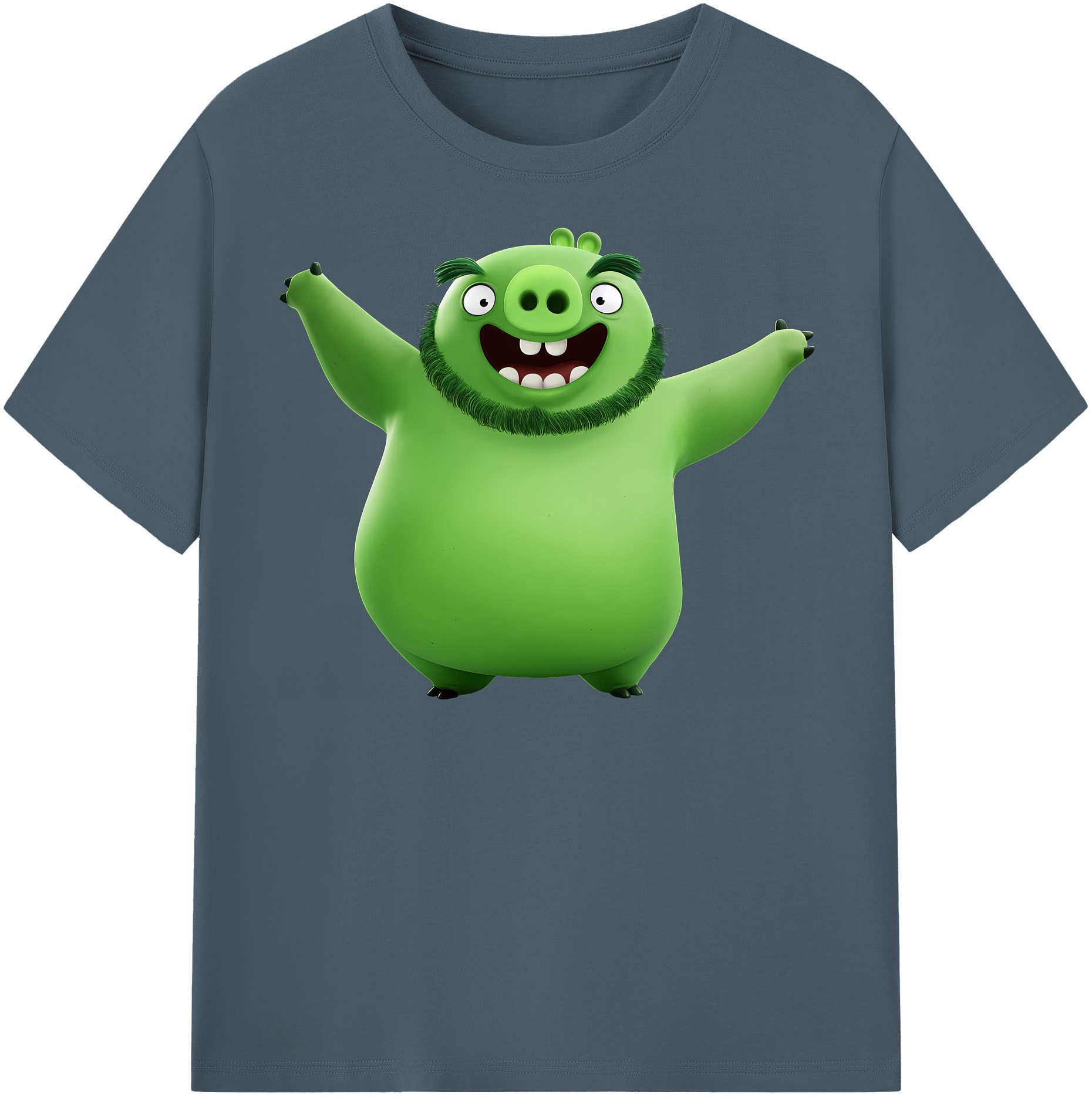 （画像用） Angry Birds アングリーバード 綿100％半袖Tシャツ（フロントプリント）